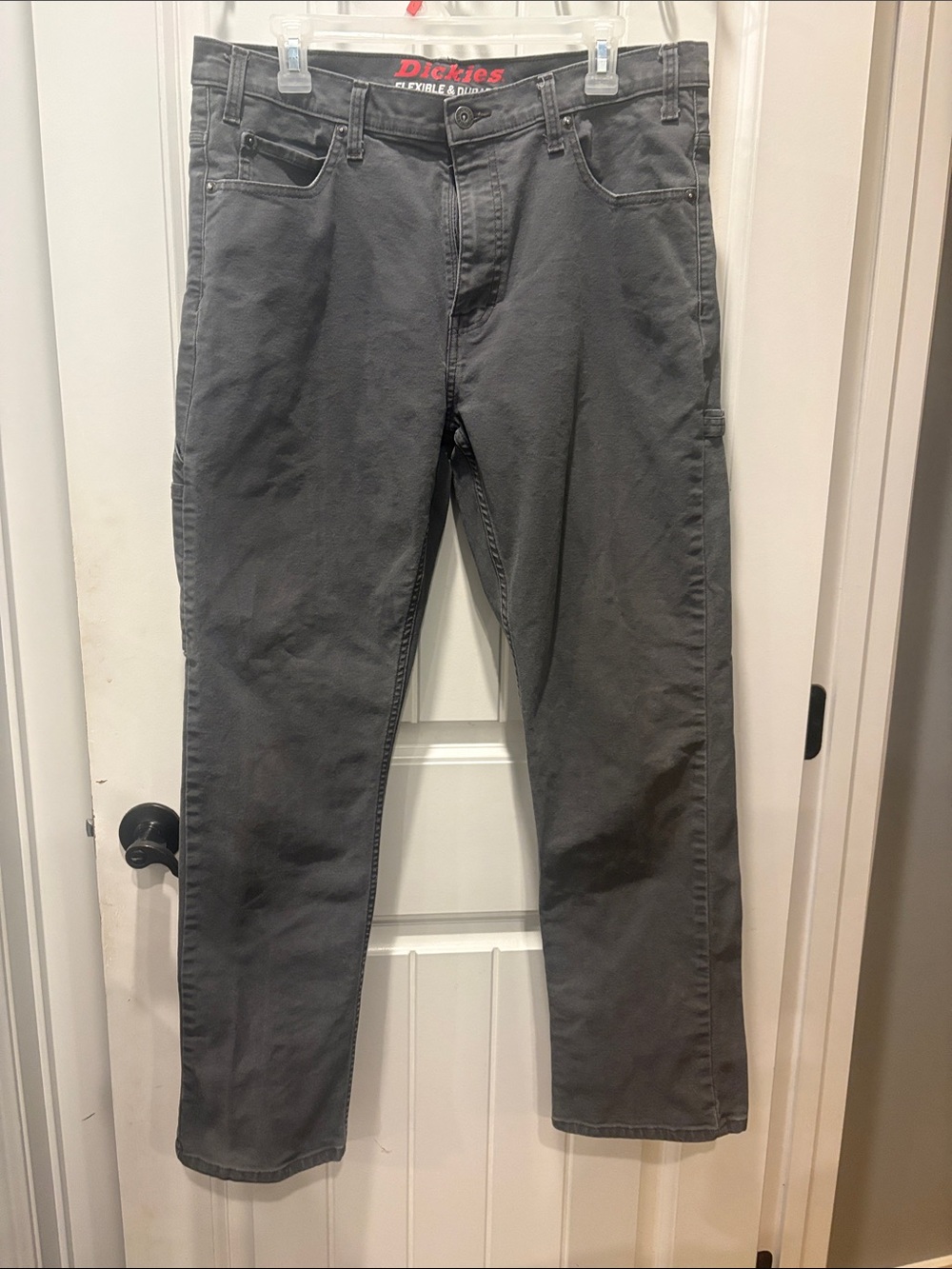 Dickies Men’s Charcoal Relaxed Work Jeans 34/30